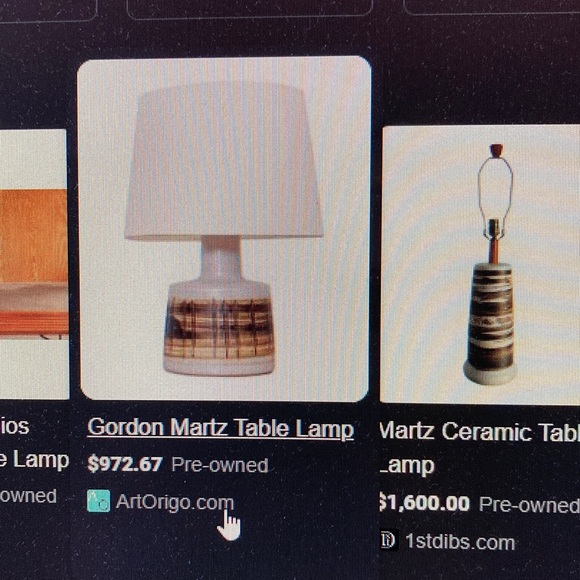 Gordon Martz, Marshall Studios inc. Stoneware Table Lamp Real!! - Picture 10 of 10